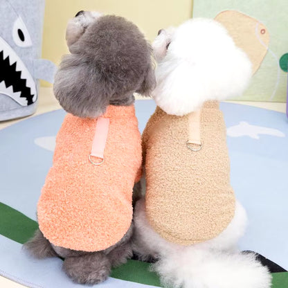 Winter Dog Sweater Warm Plush Dog Clothes for Small Medium Dogs Cats Soft Puppy Coat Jacket Chihuahua Teddy Costums Dog Supplies